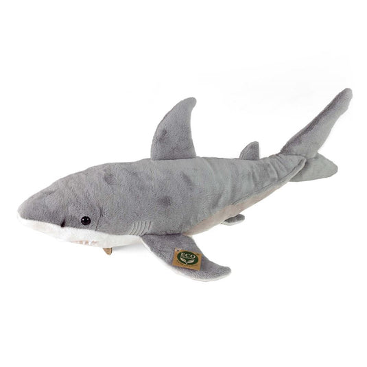 Pluche witte haai 51 cm eco-friendly