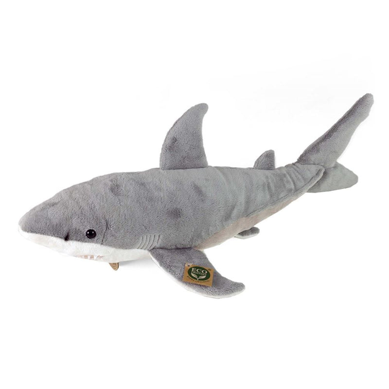 Afbeelding laden in galerijviewer, Pluche witte haai 51 cm eco-friendly
