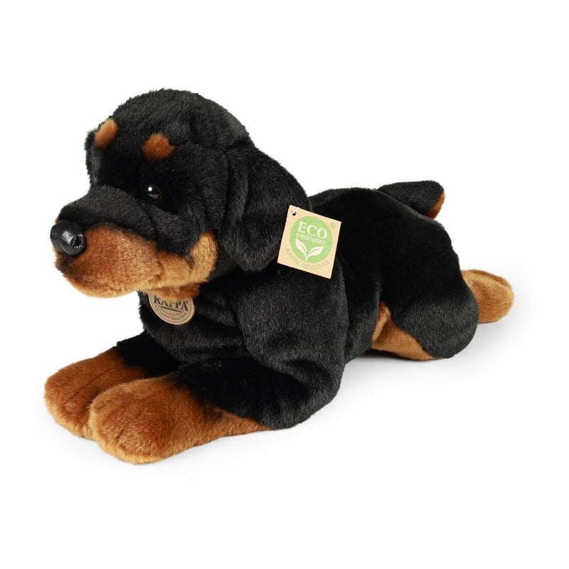 Afbeelding laden in galerijviewer, Pluche rottweiler hond 39 cm eco-vriende
