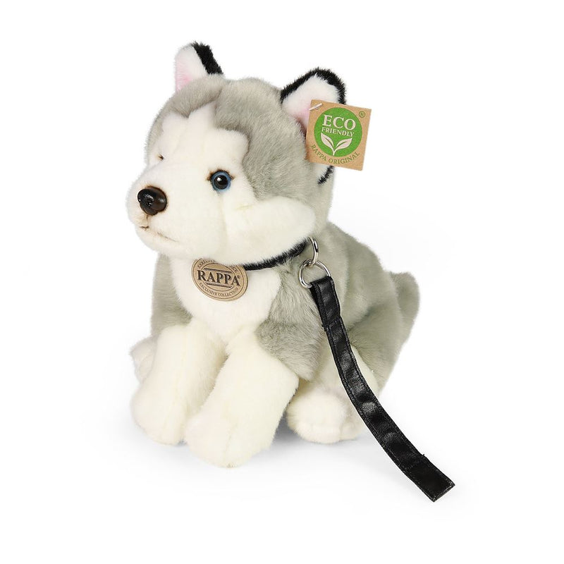 Afbeelding laden in galerijviewer, Pluche husky hond 28 cm eco-vriendelijk | 2 stuks
