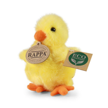 Pluche knuffelkuik 10 cm eco-vriendelijk