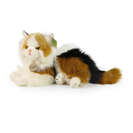 Pluche driekleurige kat 30 cm eco-vriend