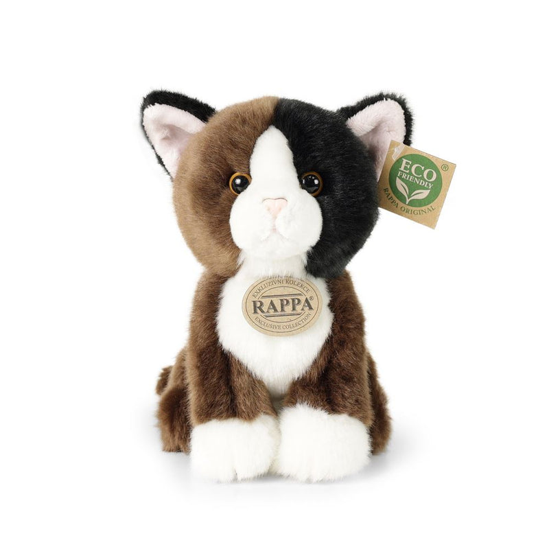 Afbeelding laden in galerijviewer, Pluche driekleurige kat 18 cm eco-vriend | 2 stuks
