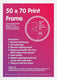 Gb eye limited wissellijst 50x70cm wit - mdf