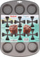 Tefal easybake muffinvorm - cupcake bakvorm - 38 x 27 cm - 12 muffins