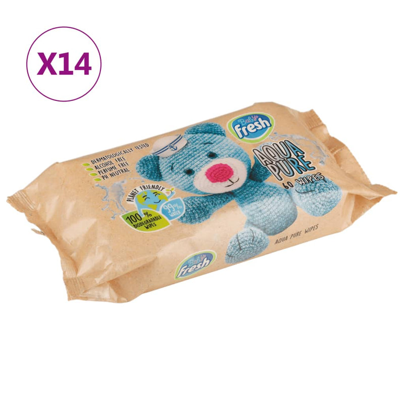 Afbeelding laden in galerijviewer, Vidaxl babydoekjes 14 pakken 840 doekjes
