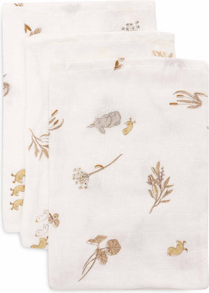 Jollein hydrofiel washandje 15x20cm riverside (3pack)