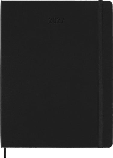 Moleskine 12 maanden agenda - 2027 - smart professional wekelijks - verticaal large - harde kaft - zwart