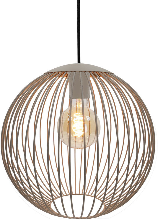 Eglo lindero hanglamp - e27 - ø 32 cm - zandkleur beige