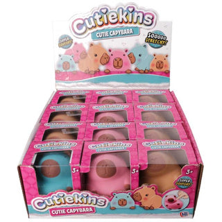 Afbeelding laden in galerijviewer, Capibara knijpfiguur cutie 3 assorti
