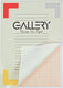 Gallery millimeterpapier formaat 21 x 297 cm (a4) blok van 50 vel