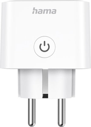 Hama smart wifi stopcontact - 3680w - matter - met energiemeter - wit