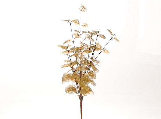Hbx natural living kunsttak euca cinerea 40x25cm goud