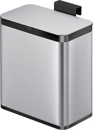 Eko - puro s food waste caddy 7 liter - stainless steel plastic - matrvs, zwart - prullenbak