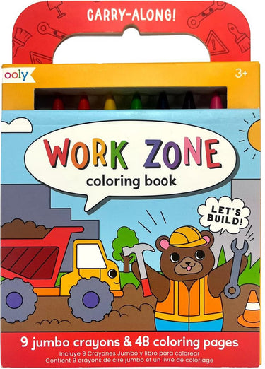 Ooly - carry along - work zone - kleurboek travelpakket