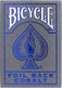 Bicycle metalluxe cobalt rider back - premium speelkaarten - poker - cold foil afwerking - collectible