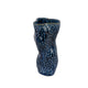 Decoris vaas porselein ã˜9cm9cm9cmh20cm blauw