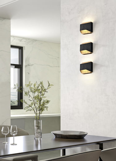 Trio arino - wandlamp - zwart mat - incl. 1x smd 4,3 w - badkamerverlichting