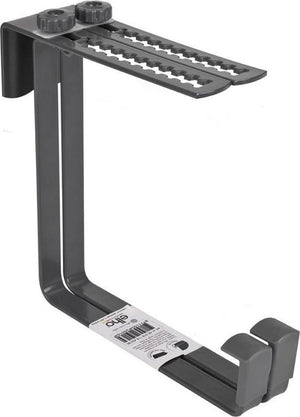 Elho barcelona haken metaal 21 - accessoires voor balkon buiten - ø 22.0 x h 19.0 cm - antraciet
