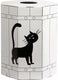 Creativ company ton - opslagton - decoratieve ton - houten ton - diy accessoires - vintage opslag - knutselmateriaal opslag - hobby ton - opbergdecoratie - voor creatieve projecten - hoogte 39 cm - 1 stuk