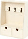 Creativ company houten sleutelkast 28,5x8x22 cm