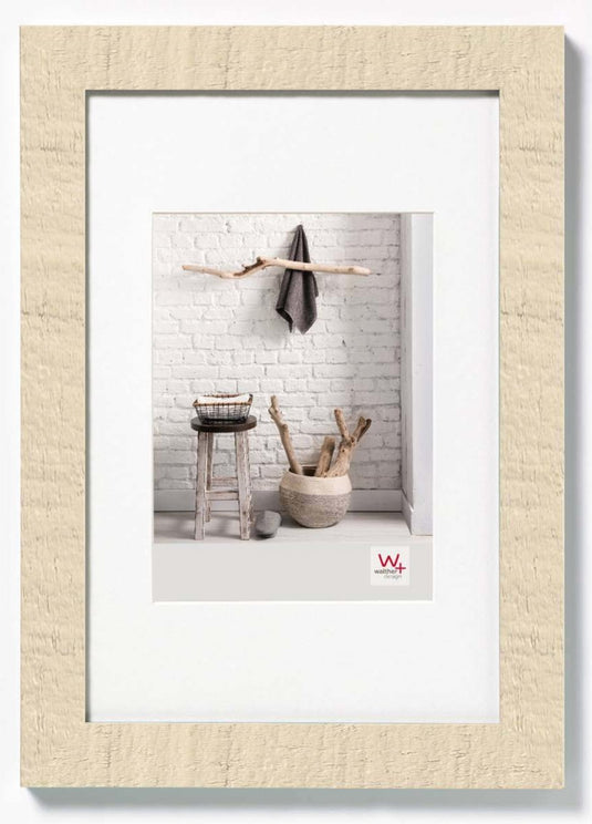 Walther home - houten lijst - fotoformaat 24x30 cm - crème wit