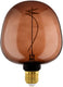 Eglo led lamp - e27 - ø 12,5 cm - g125 - cognac - 2000k - dimbaar