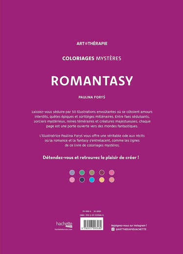 Hachette heroes – mystery colorings – romantasy – 50 afbeeldingen – broché