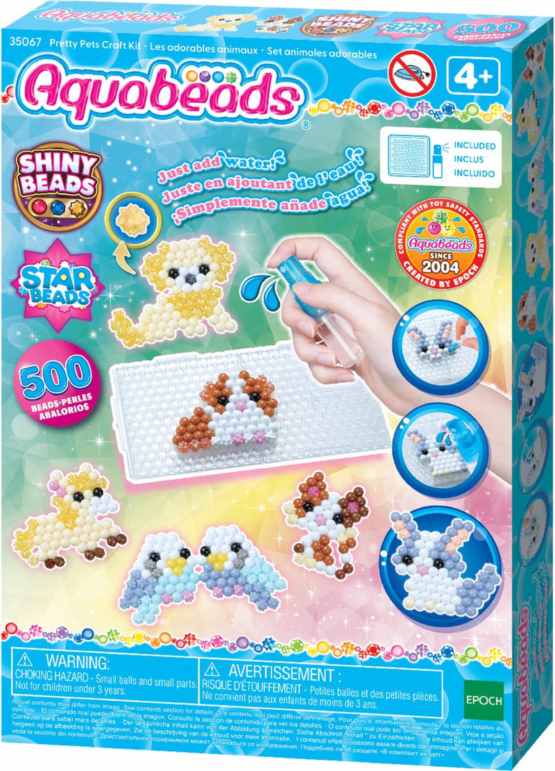 Afbeelding laden in galerijviewer, Aquabeads de schattige dieren set- startset- complete set 500 parels in 21 kleuren
