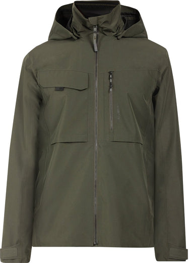 Didriksons aston usx jkt 5 unisex outdoorjas - deep green