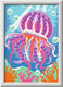 Ravensburger – creart: trendy jellyfish – schilderen op nummer