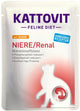 Kattovit - feline dieet pouch nier renal 24x85g - kip