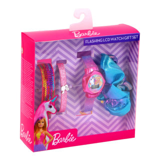 Afbeelding laden in galerijviewer, Accutime barbie horloge cadeauset
