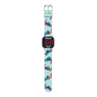 Accutime horloge stitch led stitch turquoise | 2 stuks