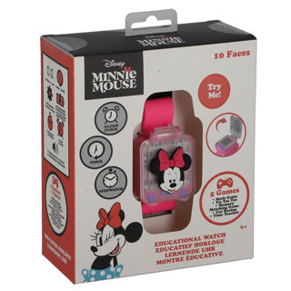 Afbeelding laden in galerijviewer, Accutime minnie muis horloge speel en leer
