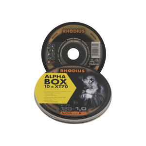 Rhodius doorslijpschijf xt70 125mm alphaline 10 stuks