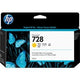 Inktcartridge hp 728 130-ml geel