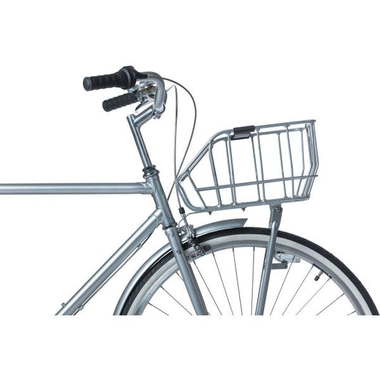 Basil Portland - fietsmand - voorop - chroom