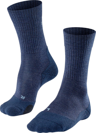 Falke tk2 wool anti-blaar dik wol functioneel materiaal wandelsokken heren blauw - maat 42-43