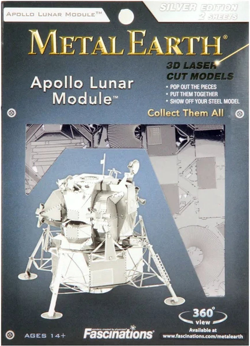 Afbeelding laden in galerijviewer, Metal earth apollo lunar module zilver editie
