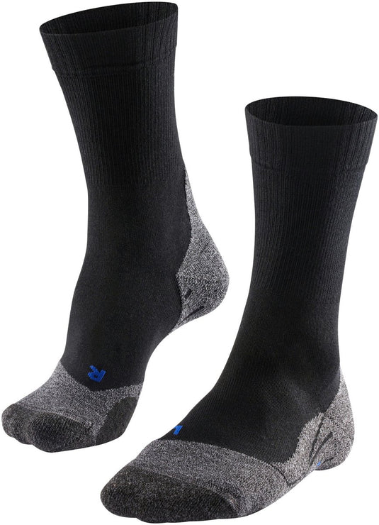Falke tk2 cool anti-blaar dik lyocell functioneel materiaal wandelsokken dames zwart - maat 35-36