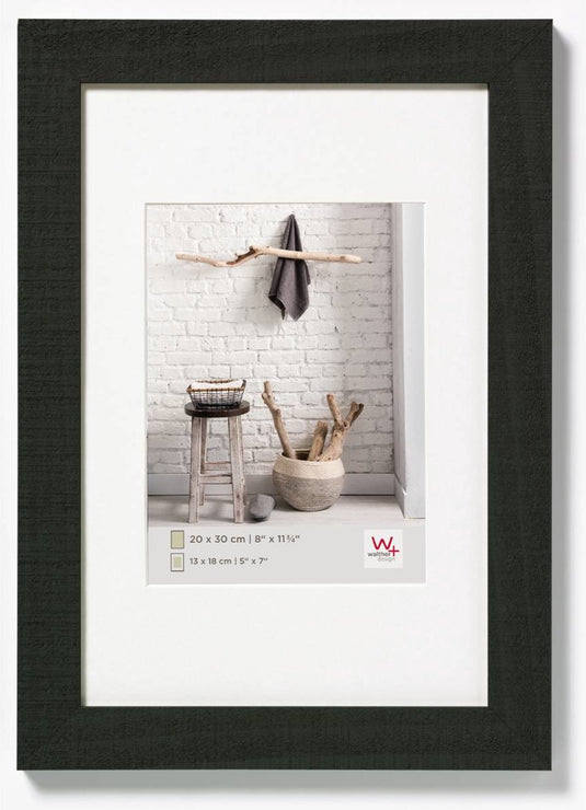 Walther home - houten lijst - fotoformaat 50x70 cm - zwart
