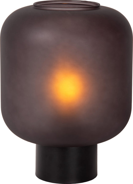 Lucide eloise - tafellamp - ø 21 cm - 1xe27 - zwart