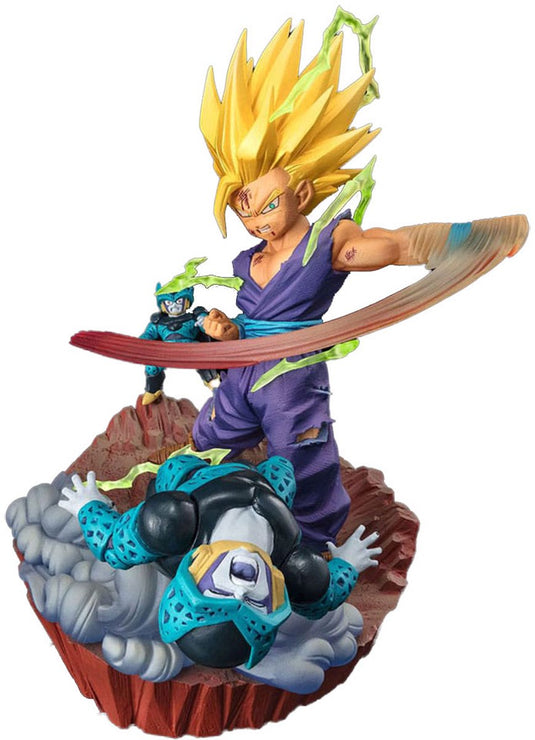 Tamashii nations bandai dragon ball figuartszero extra battle pvc statue marshall super saiyan 2 son gohan -anger exploding into power- 20 cm beeld
