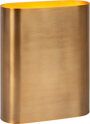Lucide ovalis - wandlamp - 2xe14 - mat goud messing