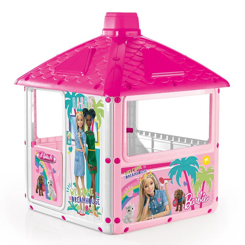 Afbeelding laden in galerijviewer, Barbie city speelhuis 132x104x104 cm roze wit
