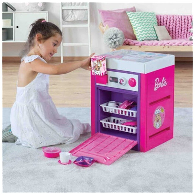 Afbeelding laden in galerijviewer, Dolu barbie vaatwasser + geluid roze
