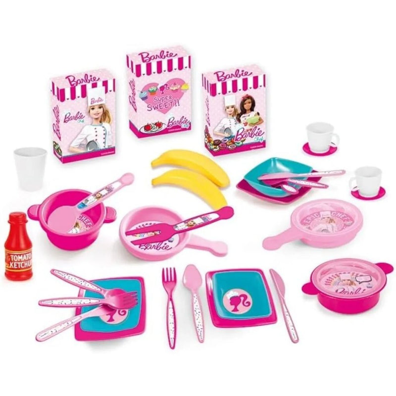 Afbeelding laden in galerijviewer, Dolu barbie speelkeuken + geluid roze
