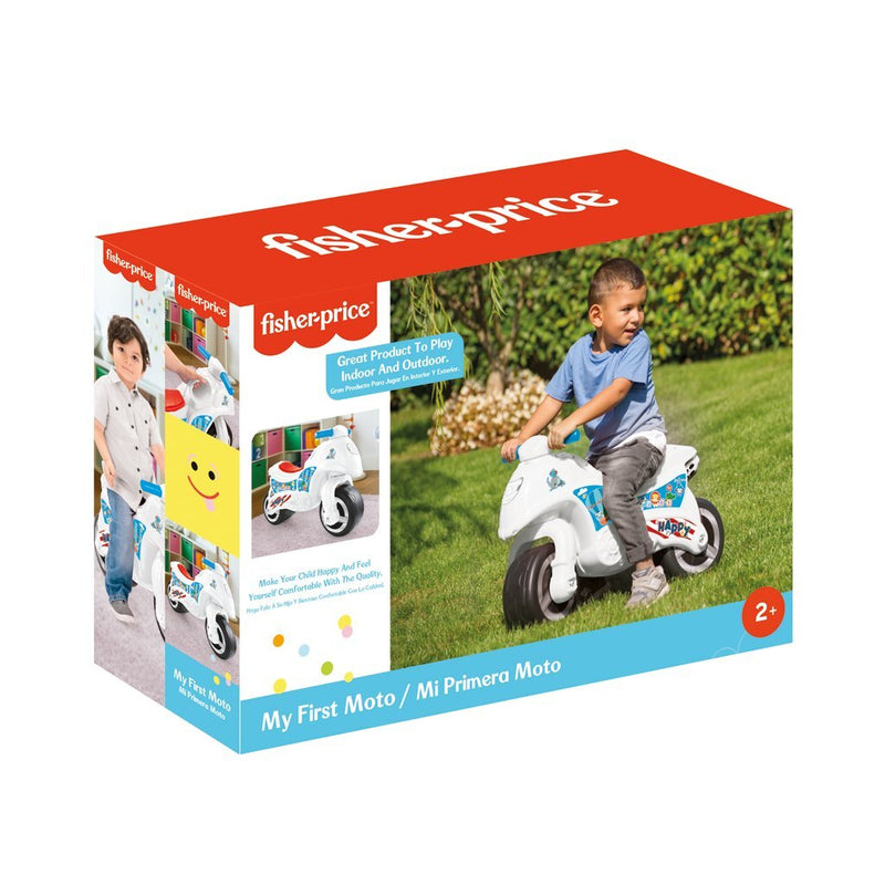 Afbeelding laden in galerijviewer, Dolu fisher price loopmotor wit blauw rood

