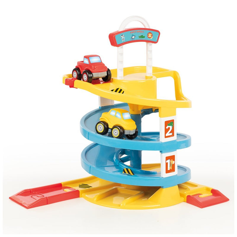 Afbeelding laden in galerijviewer, Dolu fisher price spiraal auto speelset
